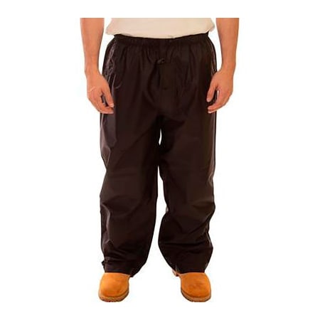 Tingley Icon LTE, Rain Pants, Polyurethane on 75 Denier Ripstop Polyester, Black, L P27113.LG